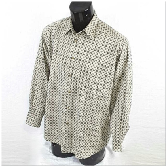 *MEN* CLAIBORNE, Button Up Shirt, size Large - Picture 3 of 8